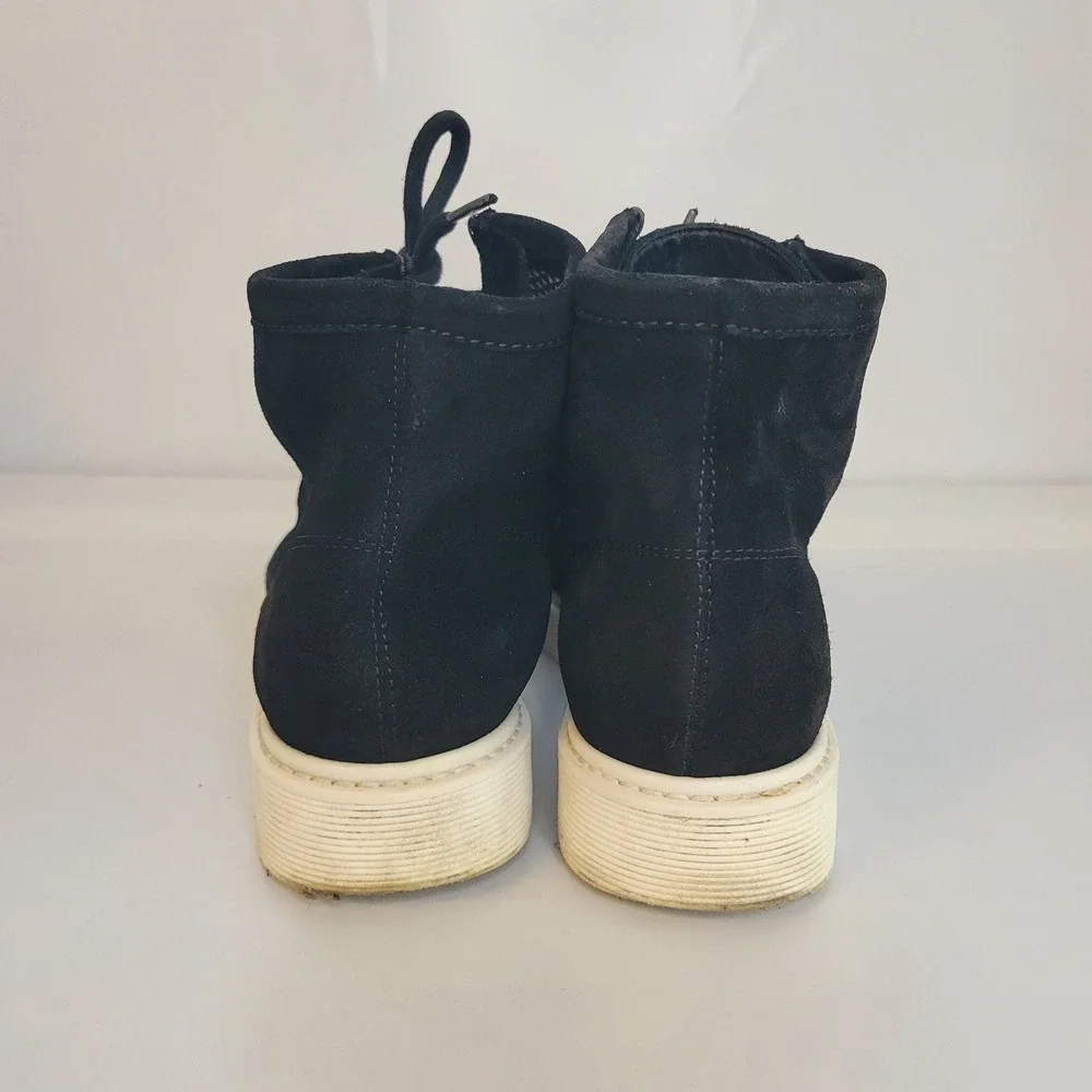 AQUATALIA Womens Kayden Black Suede Boots Size 9.5 Booties‎ Made in Italy